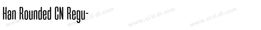 Han Rounded CN Regu字体转换